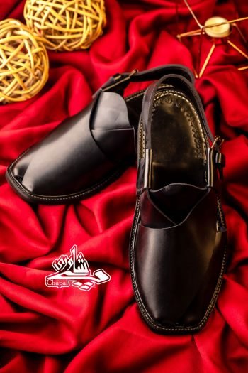 Charsadda Chappal Round Marron Saada Sole