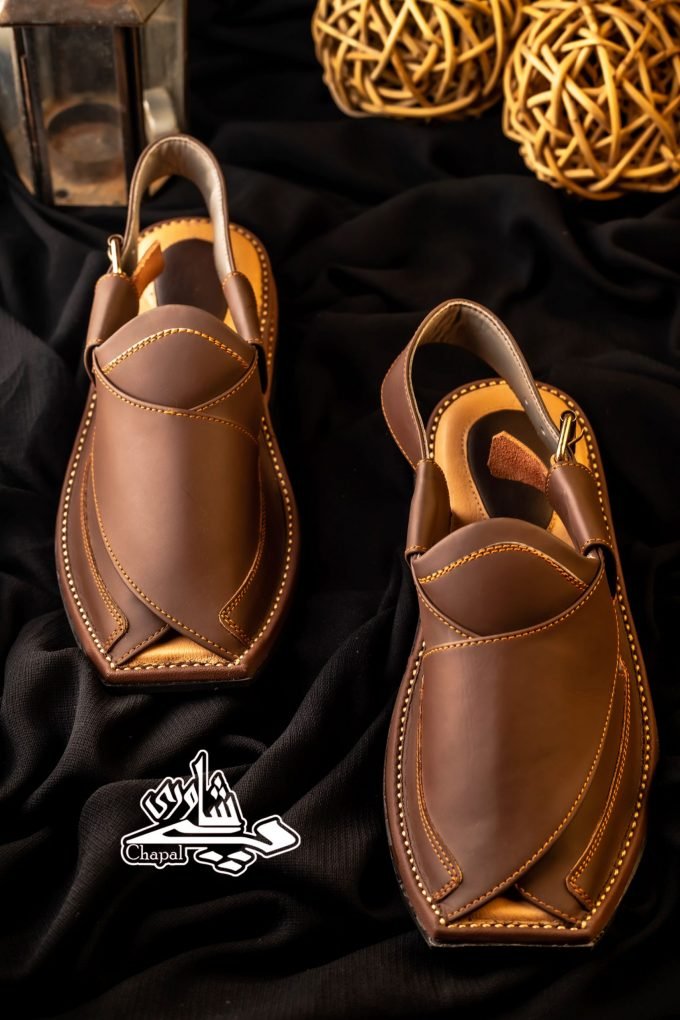 Peshawar Zalmi Chappal Dark Brown