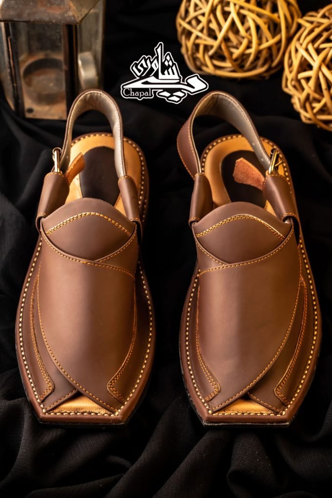 Peshawar Zalmi Chappal Dark Brown