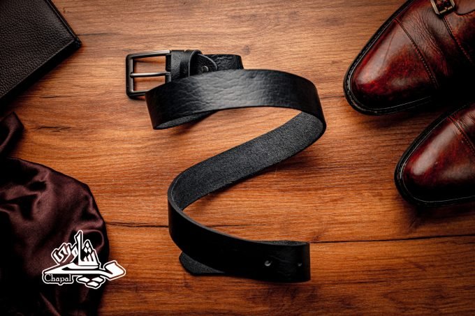Leather Belt For Men - Designer Black Belt - Image 4