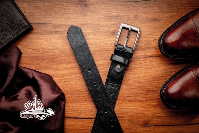 Leather Belt For Men - Designer Black Belt - Image 5