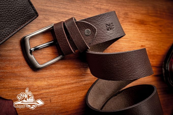 Leather Belt For Men - Brown Casual - Image 4