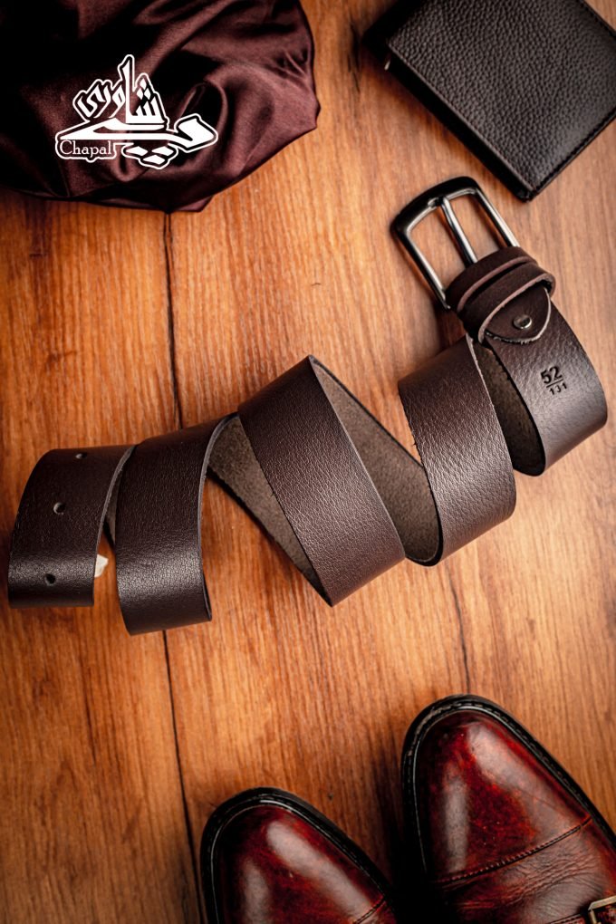 Leather Belt For Men - Brown Casual