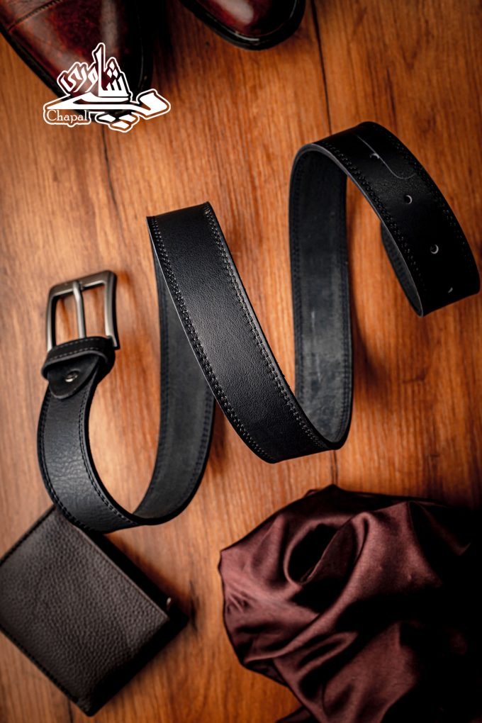 Leather Belt For Men - Black Casual